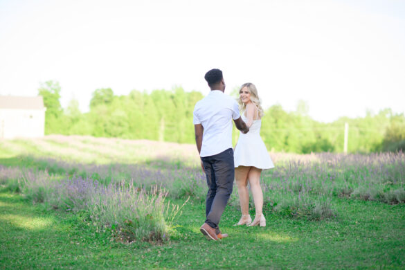 Our Engagement Pictures - Terre Bleu Lavender Farm