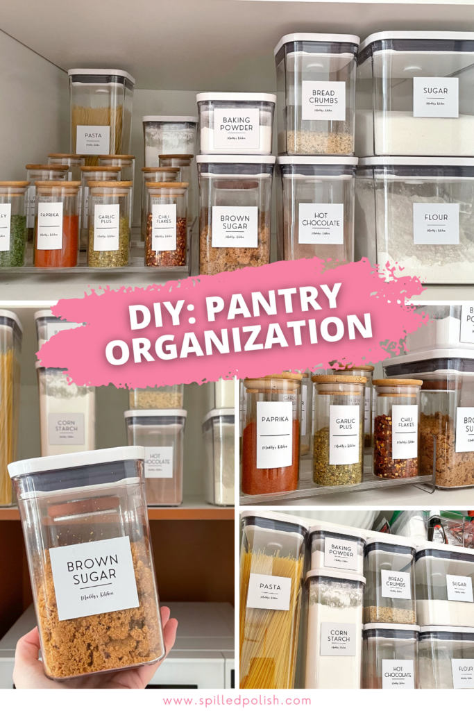 DIY: Pantry Organization