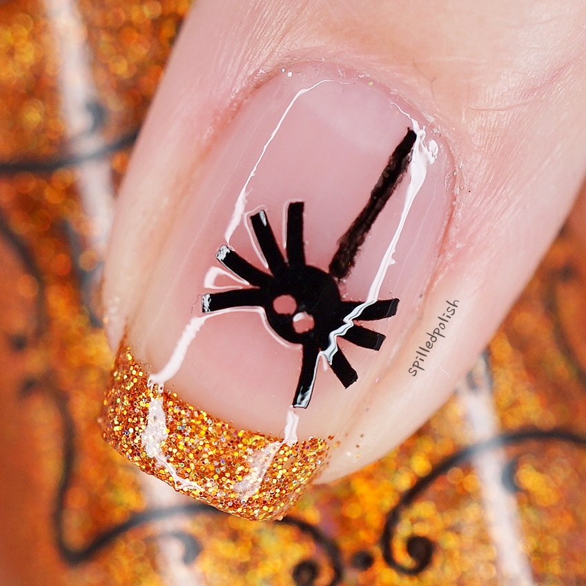 Halloween French Tip Manicure