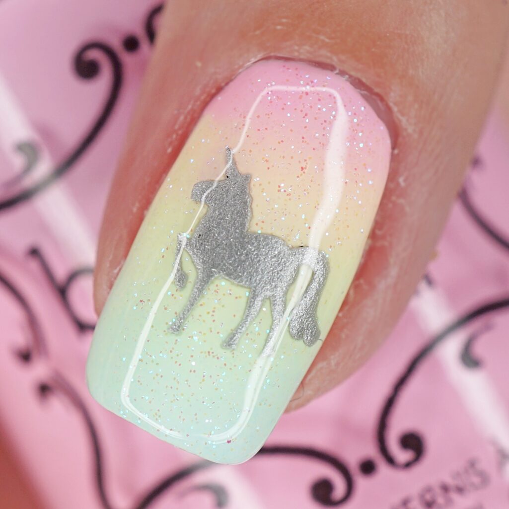 Pastel Gradient Unicorn Nails - spilledpolish