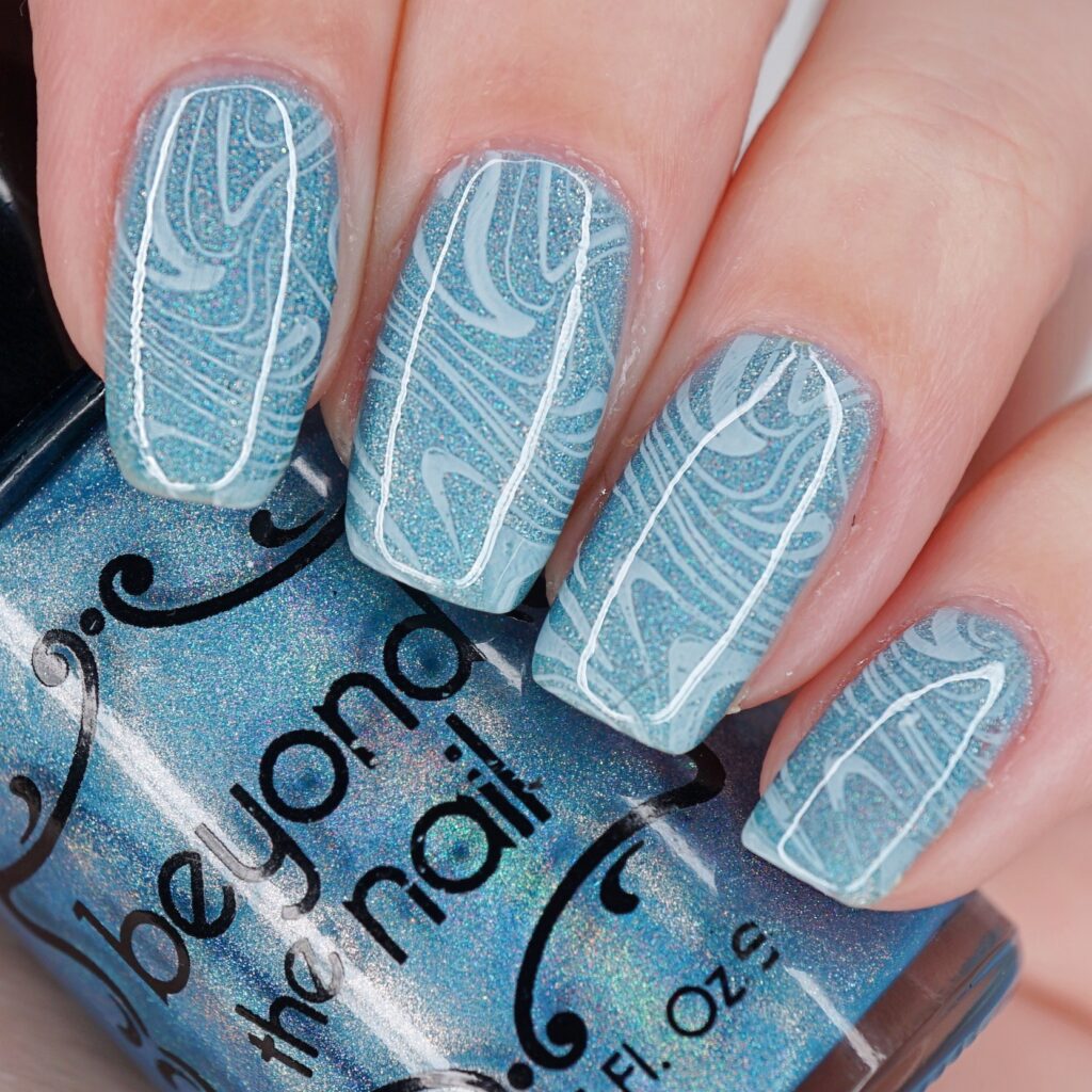 Blue Wave Nails